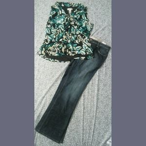 Bisou-Bisou women's jeans NWT size 14 Bisou-Bisou